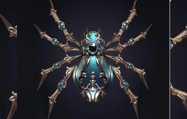 جواهر رقمية لساشا فينوغرادوفا Sasha Vinogradova بدمج سحر الطبيعة والزخرفة